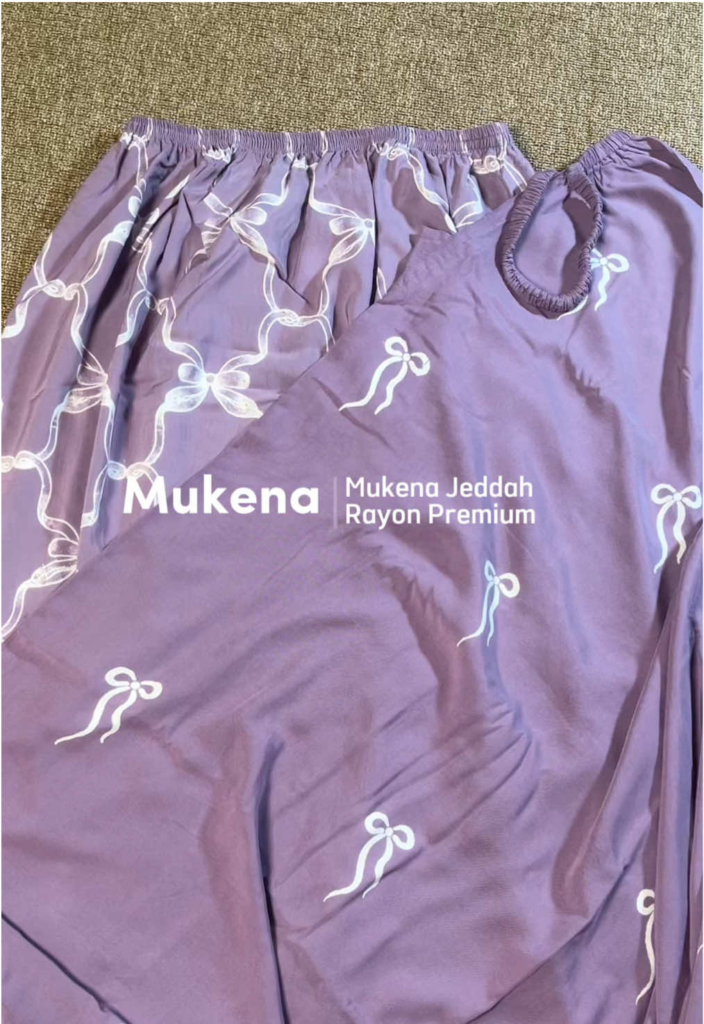 Mukena Jeddah Rayon premium ukuran jumbo muat BB 120Kg, adem poll✨ #mukena #mukenarayon #mukenajumbo #mukenapremium #grosirklamby 