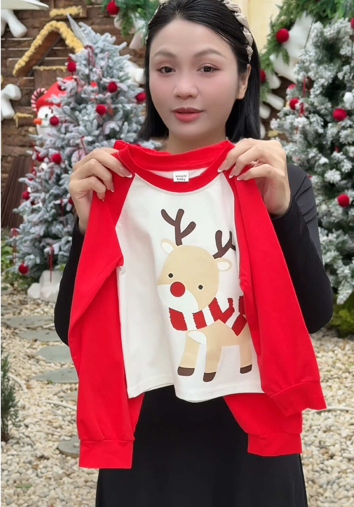 Bộ noel cho bé yêuu dày dặn ấm áp xinhhh #megiangcogu #quanaotreem #bonoelchobe #noel #giangsinh 