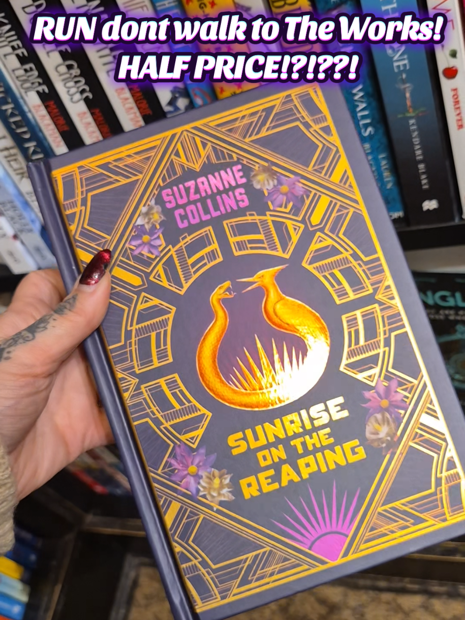 The New Sunrise on the Reaping Exclusive Edition is HALF PRICE @The Works #thehungergames #sunriseonthereaping #specialeditionbooks #bookdeals #fantasybooktok @Scholastic UK 