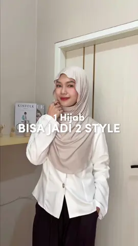 Siapa kiraa ini hijab bisa jadi dua modell, omgg hijab uniknya dari @Myalifa Hijab yuhuu #hijab #hijabinstan #hijab2in1 