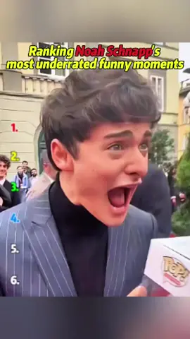 Noah Schnapp’s most underrated funny moments — I bet hardly anyone knows just how obsessed he actually is with Zendaya!#NoahSchnapp#strangerthings#MillieBobbyBrown#funny#rank