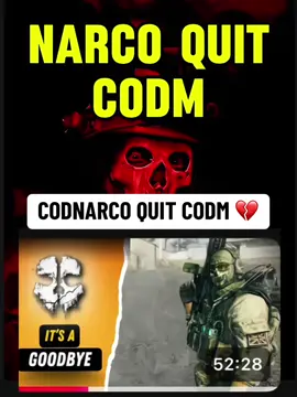 COD NARCO RETIRES FROM CODM 😭💔 #codm #callofdutymobile #iferg #ferg #CODMFerg @CoD_Narco_YT @Ferg 