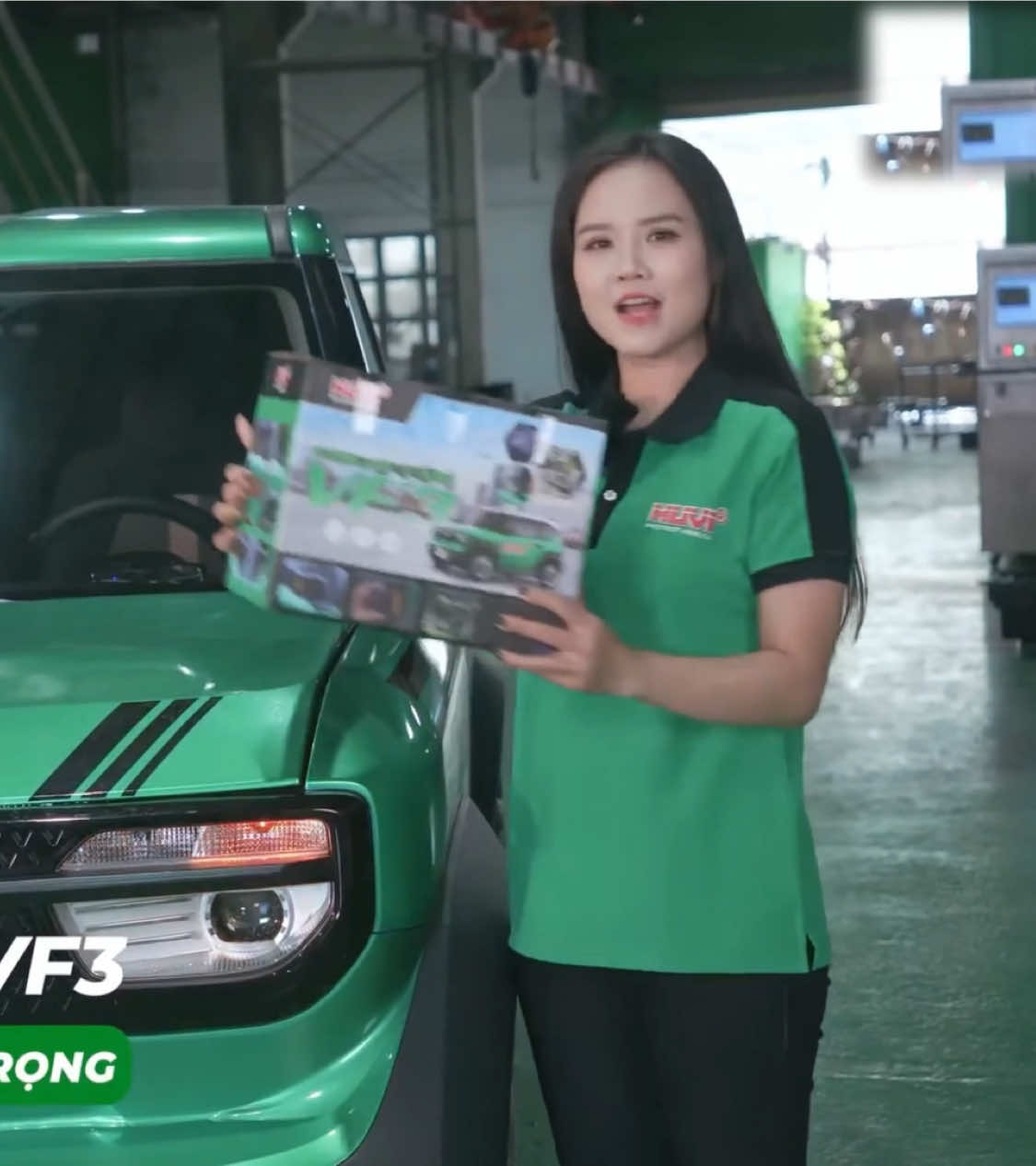 Tiện ích - an toàn cùng “Gương chỉnh điện VF3 HUVI” #xuhuong #vf3 #vinfast 