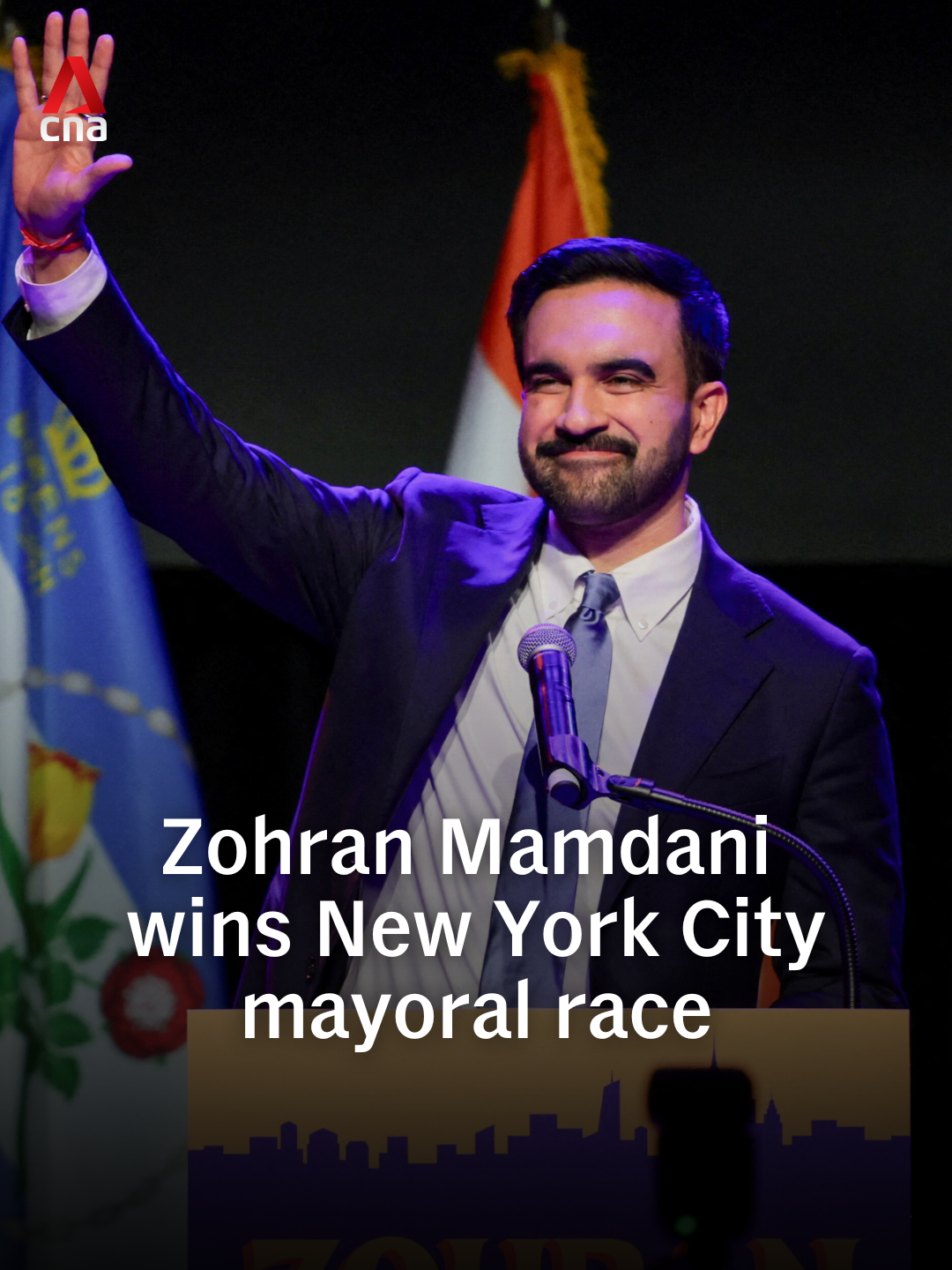 Zohran Mamdani, a 34-year-old democratic socialist, won the New York City mayoral race on Tuesday (Nov 4) and will become the first Muslim mayor of the largest US city. In a speech following his election win, Mamdani also took aim at US President Donald Trump. 