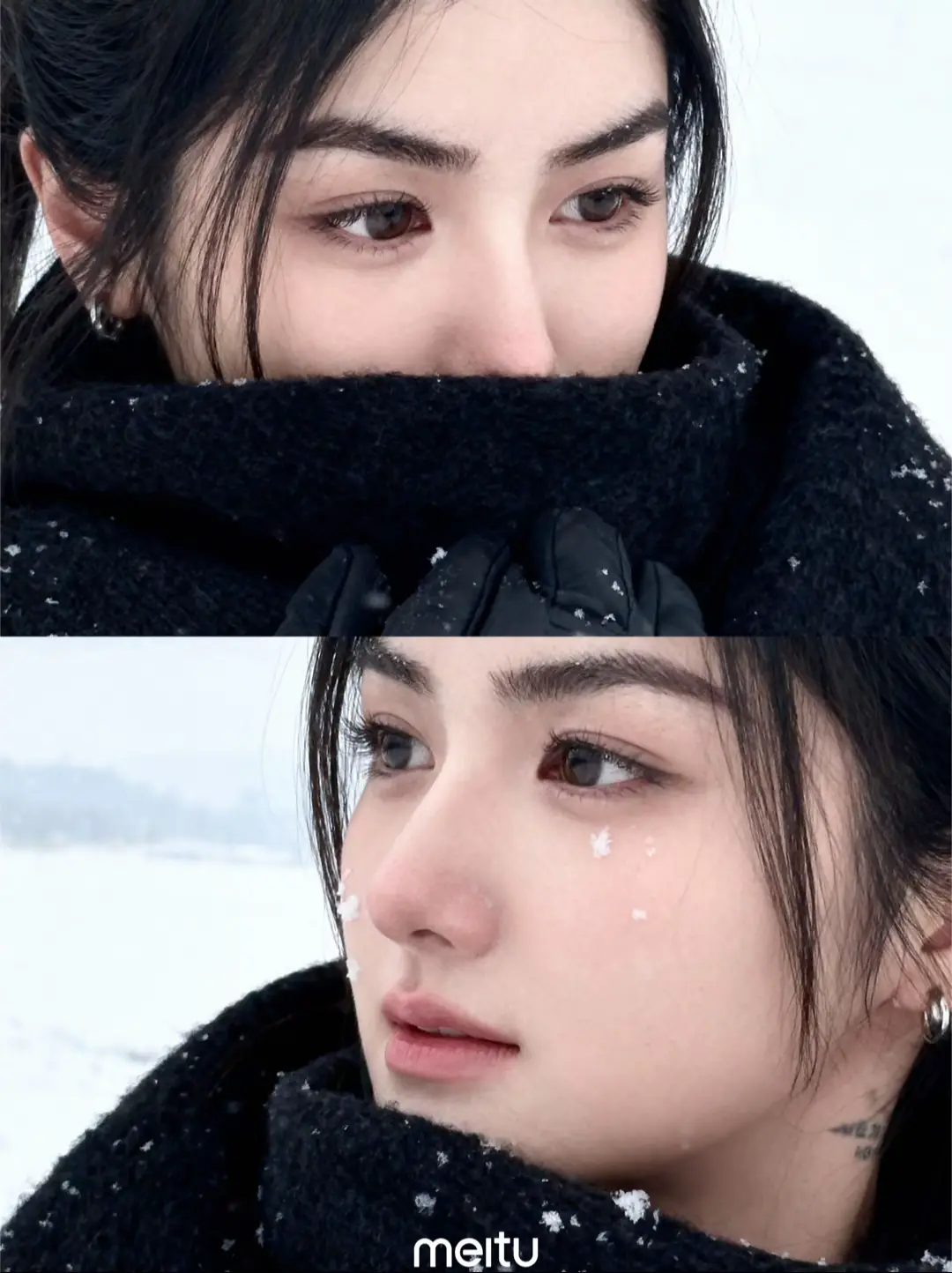 Had to jump on the trend✨❄️ #meitu 