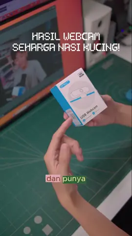webcam seharga nasi kucing 🐱 yang kualitas bagus 😋 #setupgamer #webcam #gamerentiktok  #streamer #memegamer 