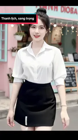 Áo sơ mi nữ thanh lịch, sang trọng #hoale4mua #aonu #sominu #aosominu #aonudep 