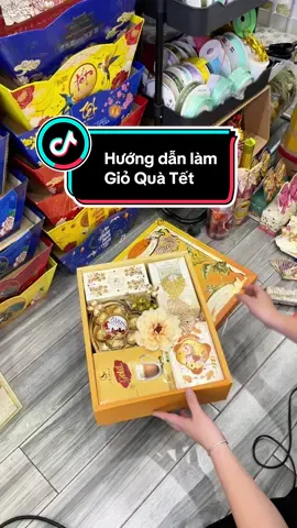 Hướng dẫn làm Giỏ Quà Tết 5 món 1xx #Hằng_Vũ_Nam_Định chuyên sỉ lẻ bánh kẹo, phụ kiện, trang trí giỏ quà Tết, tháp lễ...