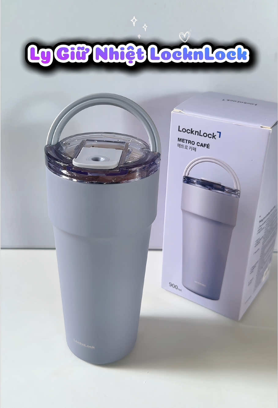 Ly giữ nhiệt Locknlock.                   #lygiunhiet #binhgiunhiet #locknlock #lygiunhietchinhhang #giadung 