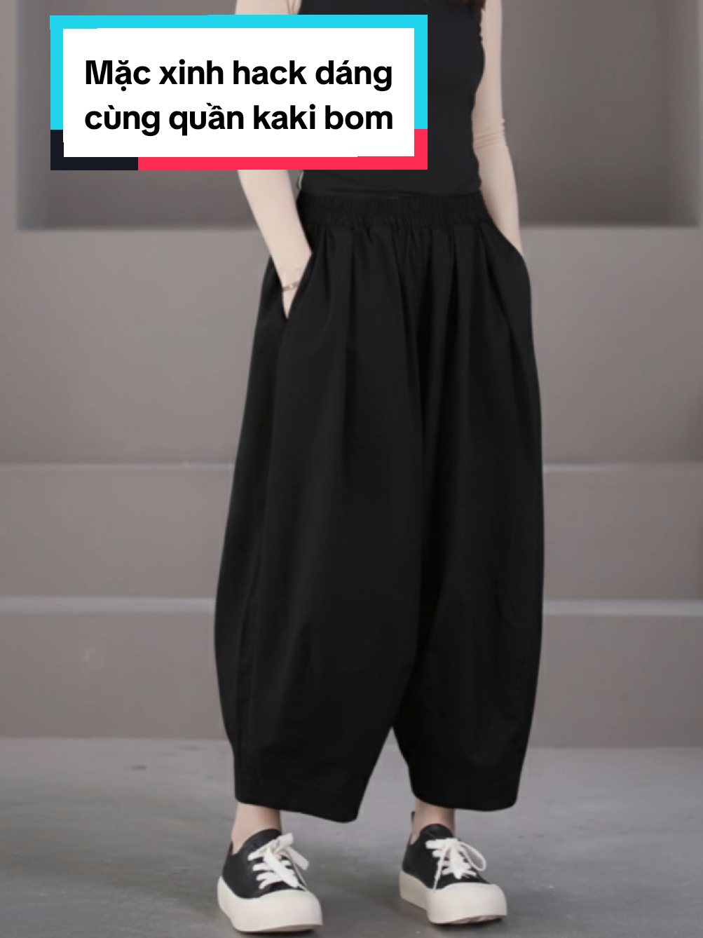 Quần Kaki Bom Rộng - Tôn Dáng - Trẻ Trung #tapo #tapoclothing #thoitrang #thoitrangnu #quanao 