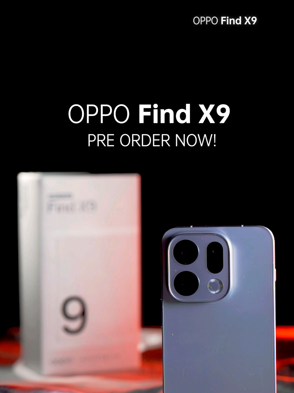 Pre-Order Now! Kenalin OPPO Find X9 si AI Phone yang makin canggih 🤖✨ Bodi super tipis cuma 7.99mm, kuat luar dalem, plus Hasselblad Master Camera System buat hasil foto ala pro 🎞️📸 Yuk, saatnya naik level! #OPPOFindX9 #ThePowerOfAI #Preorder #Aiphone 