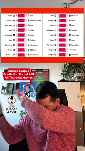 Next #europaleague matchday incoming 😍🔥 What are your Tips? 🧐🤯 #fussball #football #fenerbahçe #stuttgart 