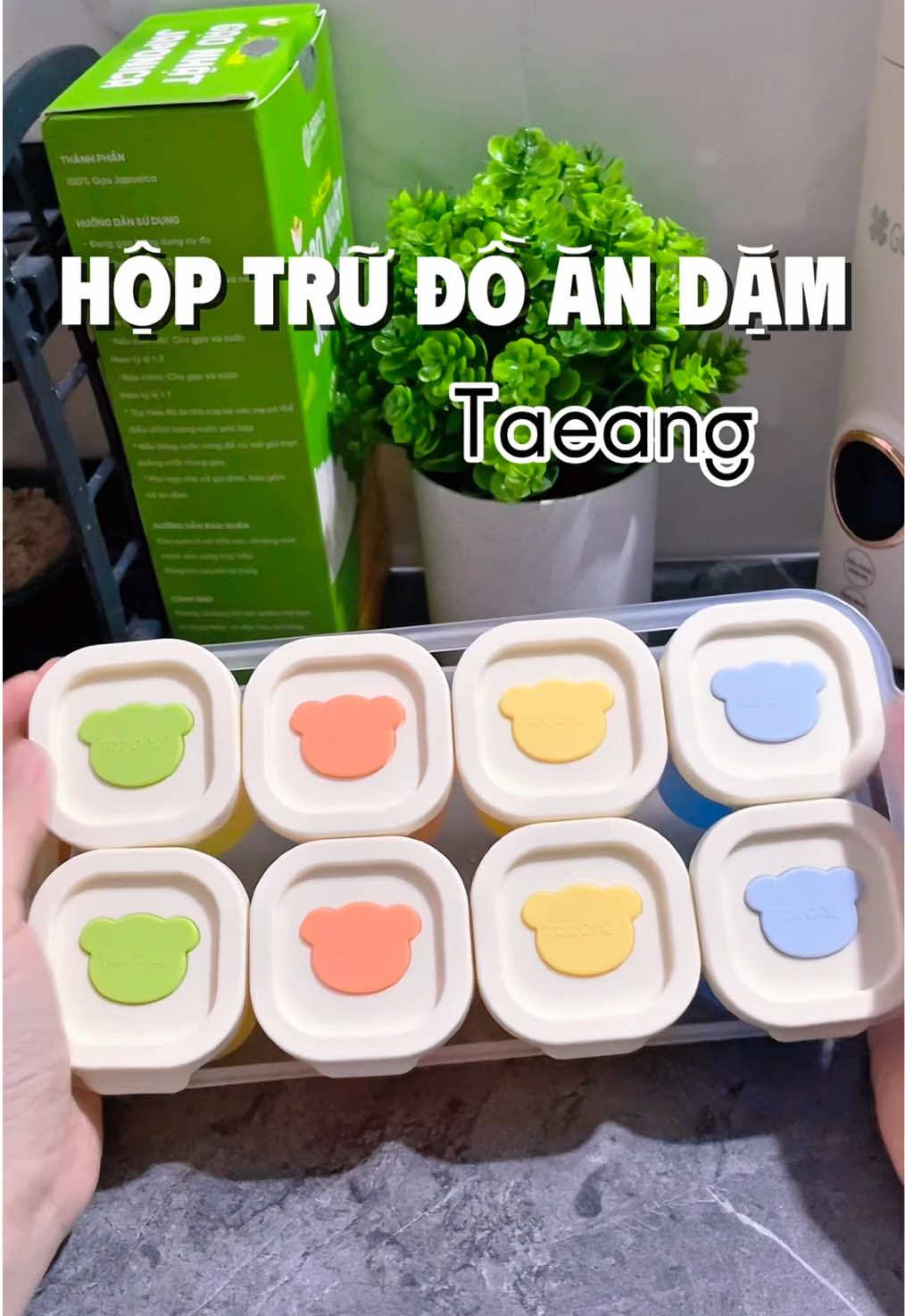 Trữ đồ ăn dặm cho bé, an toàn, mẹ nhàn! #andammemochi #andam #beandam #hoptrudoandam #taeang