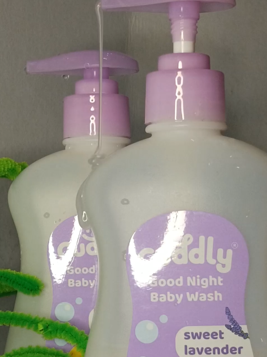 FOR ONLY 100, CUDDLY GOOD NIGHT BABY WASH. In a sweet lavender scent. Gamit ng buong family 🤌🏻✨ #baby #babywash #parabenfree #glutenfree #hypoallergenic