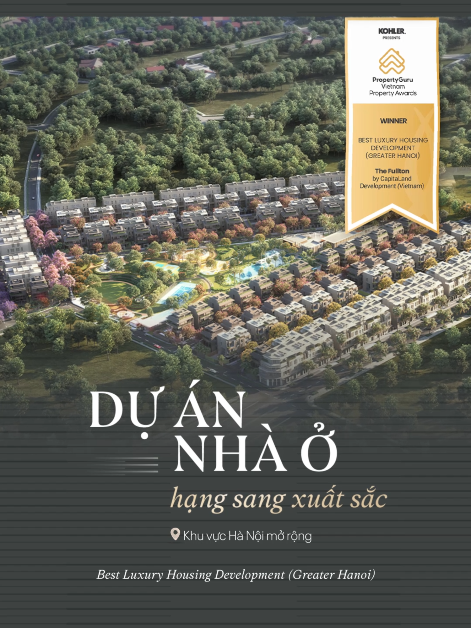 The Fullton giành cú HATTRICK tại Giải thưởng Bất động sản Việt Nam PropertyGuru 2025: 🏆Dự án nhà ở hạng sang xuất sắc (Khu vực Hà Nội mở rộng) 🏆Thiết kế kiến trúc nhà ở hạng sang xuất sắc 🏆Thiết kế cảnh quan nhà ở hạng sang xuất sắc 📍The Fullton, VHOCP3 #thefullton #capitaland #alegacyofdistinction #biệtthự #batdongsan