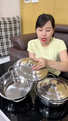 Combo 2 nồi lẩu inox nhà nào cũng có nha #xuhuong #nồiinox #noilau #noilauinox #giadungtienich 