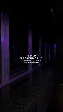 📍WEEKEND CLUB BERLIN #weekendclubberlin #berlin #club #wkndfridays #rooftop 