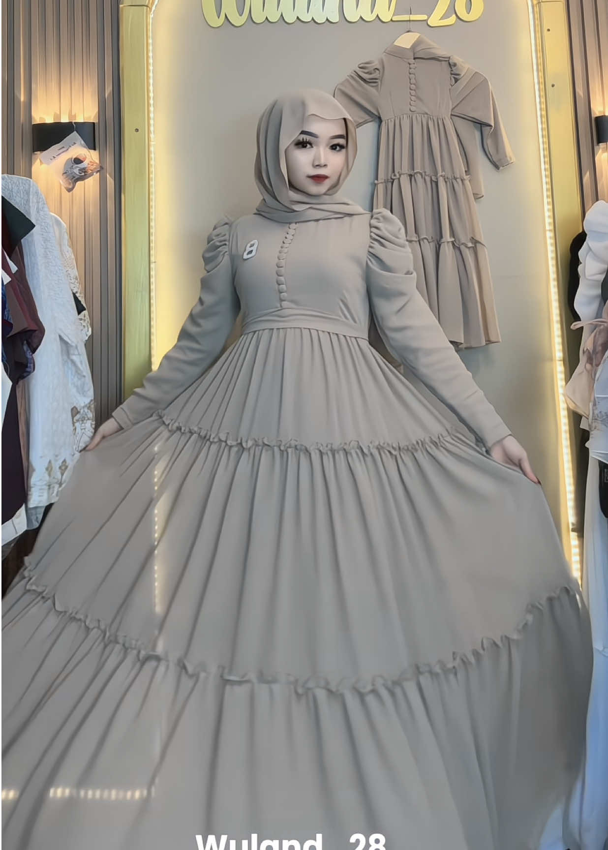 aduh cakep banget lagii 😻❤️‍🔥 #4u #dress #lebaran #2026 