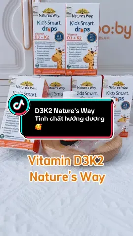 Vitamin D3K2 Nature's Way tinh chất hướng dướng Organic cho bé 🥰🥰🥰 #natureway #d3k2 #shinmart_đànẵng #mebeshinmartdanang #mebedanang 