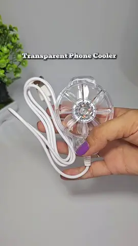 Transparent Phone Cooler #phonecooler #coolingfan #phone #heatressistant #wired 