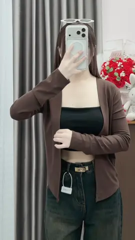 Áo Khoác Cardigan Dáng Dài  #aokhoaccardigan #aocardigan #thoitrangnu #xuhuong #thinhhanh 