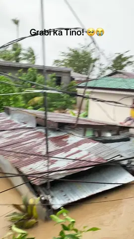 Rescuing our neighbor after their home was submerged by floodwaters. 🥺 #tinoph 