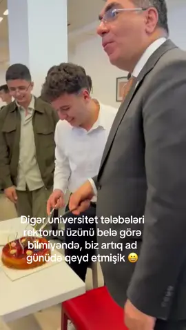 Hansı universitetdə belə rektor var?  #banm #birthday #university 