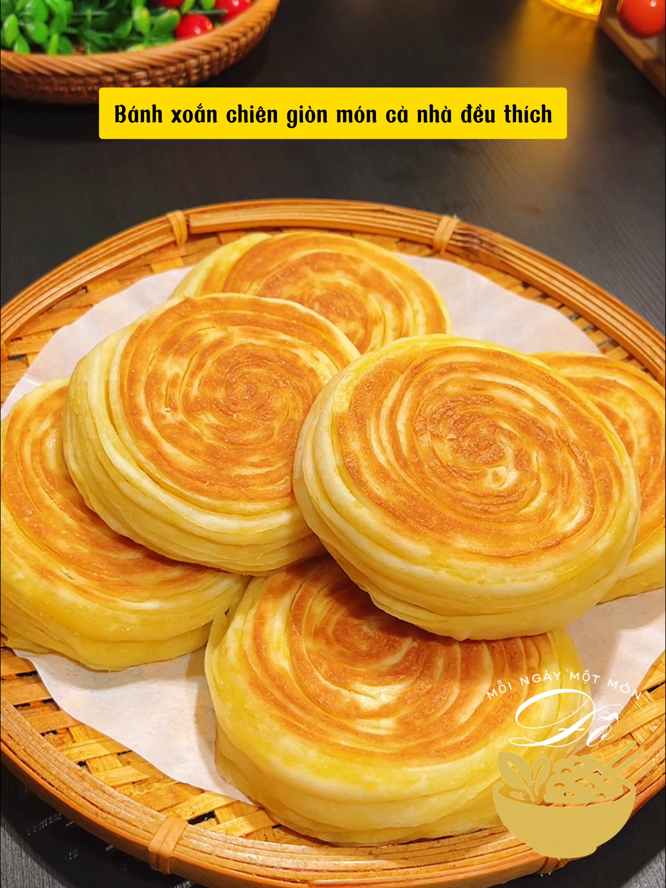 Bánh xoắn chiên giòn – món cả nhà đều thích, Một món bánh đơn giản mà ai cũng có thể làm được ngay tại nhà. 🍯 #ĐỗMỗiNgàyMộtMón #BánhXoắnChiên #MónĂnVặtNgon