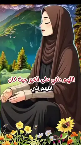 #اللهم_دلني_على_الخير_حيث_كان🦋🌹 #الهم_اخترلى_ولا_تخيرني❤️🤲#واجعل_ايامي_القادمة_مليئة_بالخير_والرضا#آمين_يارب_العالمــــــين🤲🤲 #nobodywantsthis  @ياسمين꙰،🌸⍣⃟M 