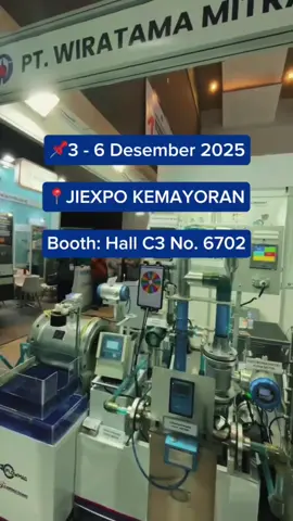 H - 1 Bulan!!! Wiratama Mitra Abadi akan hadir di Pameran Manufacturing Indonesia 2025 yang berlokasi di JIEXPO Kemayoran pada tanggal 3 - 6 Desember 2025. Kami akan menampilkan display produk yang kami miliki. Buat anda yang ingin konsultasi terkait flowmeter untuk air bersih, air limbah, lumpur, oil atau fuel, dan lainnya segera kunjungi booth kami ya, See you sobat flowma!👋🏻  #flowmeter #pameran #manufacturing #pameranjakarta #instalasi 