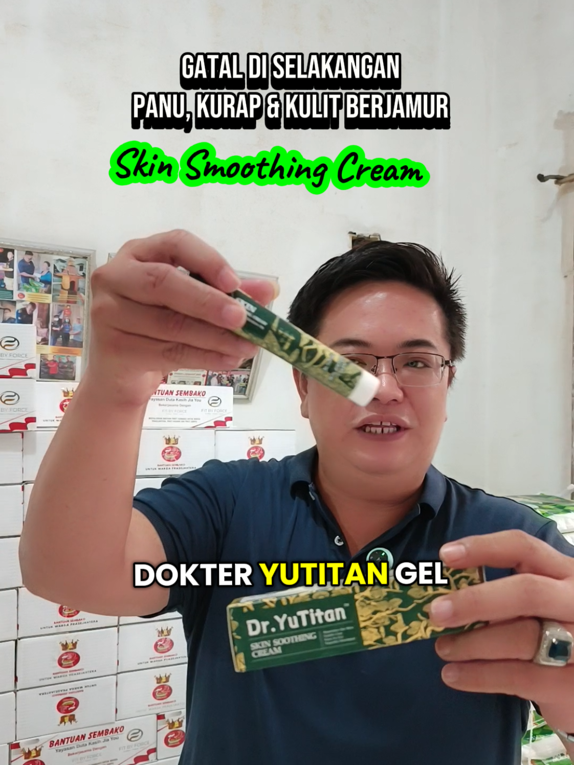 GEL Gatal, Panu, Kurap & Kulit Berjamur, Rekomendasi  Dr. YuTiTan.  #gatal #panu #kudis #kurap #gel 