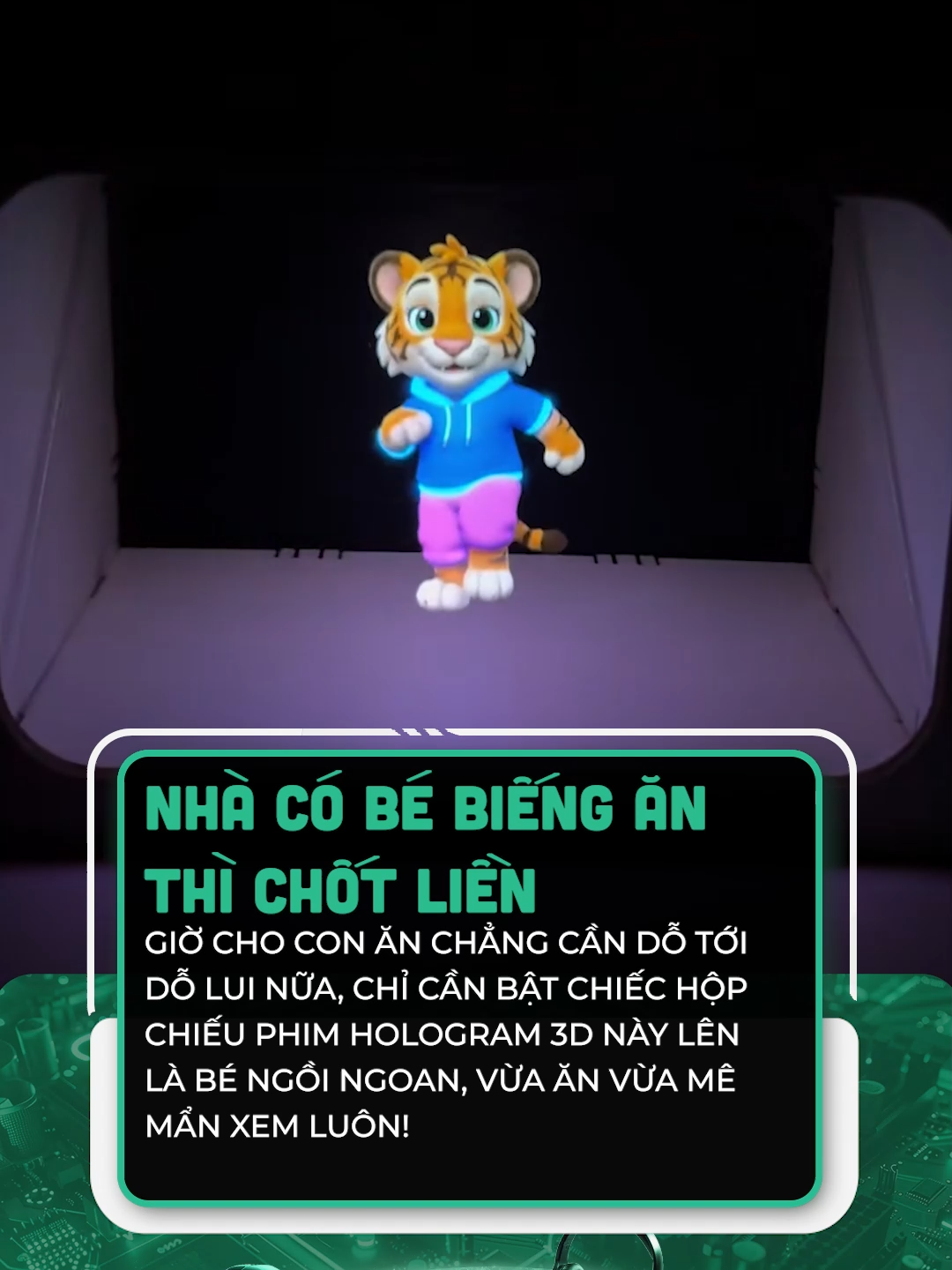Hút mắt thật sự í #clmedia #tiktokshop #tiktokviral #cltech #Tech #congnghe #hopchieuphim #hopchieuphim3d #hopchieuphimhologram #dochoi