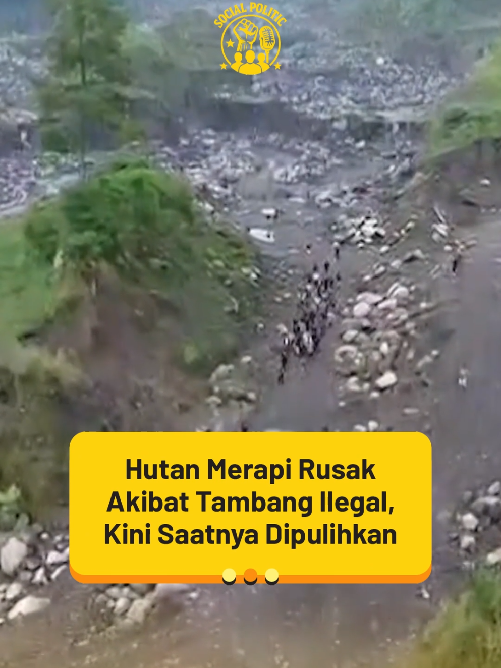 Selama bertahun-tahun, lereng Merapi digerogoti tambang pasir ilegal. Hutan gundul, sungai terkikis, dan warga hidup di bawah bayang longsor serta kekeringan. Kini, negara akhirnya bergerak. Bareskrim Polri bersama KLHK menutup 36 titik tambang ilegal di kawasan Taman Nasional Gunung Merapi. Tiga orang — pemodal, pemilik, dan pengelola depo pasir — telah ditetapkan sebagai tersangka. Menurut Brigjen Pol Moh Irhamni, Dirtipidter Bareskrim Polri, penegakan hukum ini bukan sekadar menindak, tapi mengembalikan fungsi alam yang telah dirusak. Negara hadir — bukan untuk menakutkan, tapi untuk menyembuhkan. Karena menjaga alam, sama pentingnya dengan menegakkan hukum. #SospolIndo #GunungMerapi #TambangPasirMerapi #BareskrimPolri #MohIrhamni 