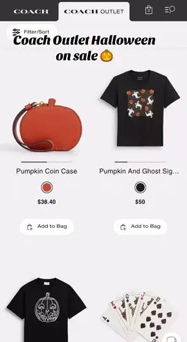 Coach Outlet Halloween items on sale now! #coach #coachoutlet #coachbag #purse #sale @Coach 