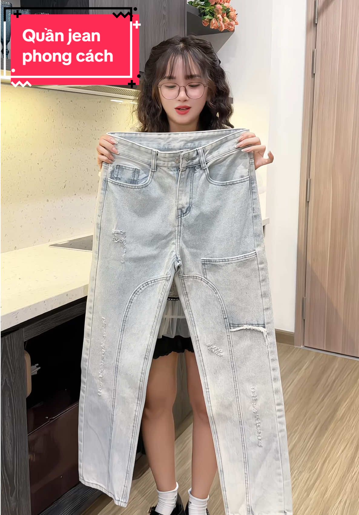 Quần jean mam phong cách hack dáng #kimlinhlinh #thoitrangnam #quanjean #quanjeannam #quanbonam 