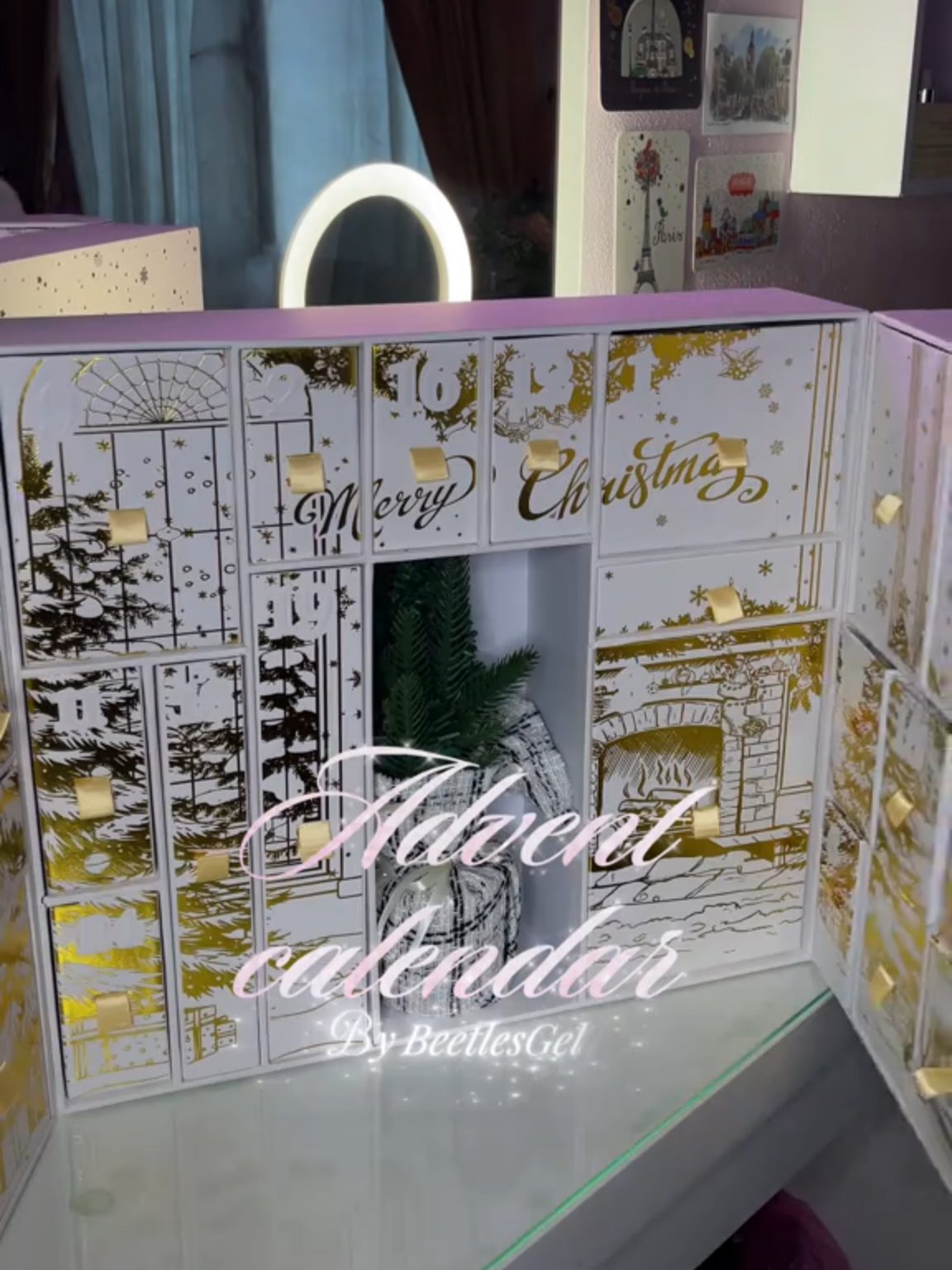 Unbox with @adele.maina, discover the surprise in the Beetles 2025 Christmas Advent Calendar🎁 #beetlesgelpolish #tiktokshopblackfriday #shopvideocarnival #tiktokshopfinds #tiktokmademebuyit #StyleandSparkle #beetlesadventcalendar2025  #christmasgiftideas #christmascalendar #fyp