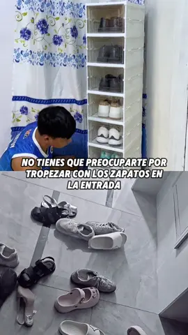 Caja de zapatos de instalación en un segundo👍 #zapatos#zapatillas#organizador#muebles#casa#hogar#premium#fyppp#ciral#trend 