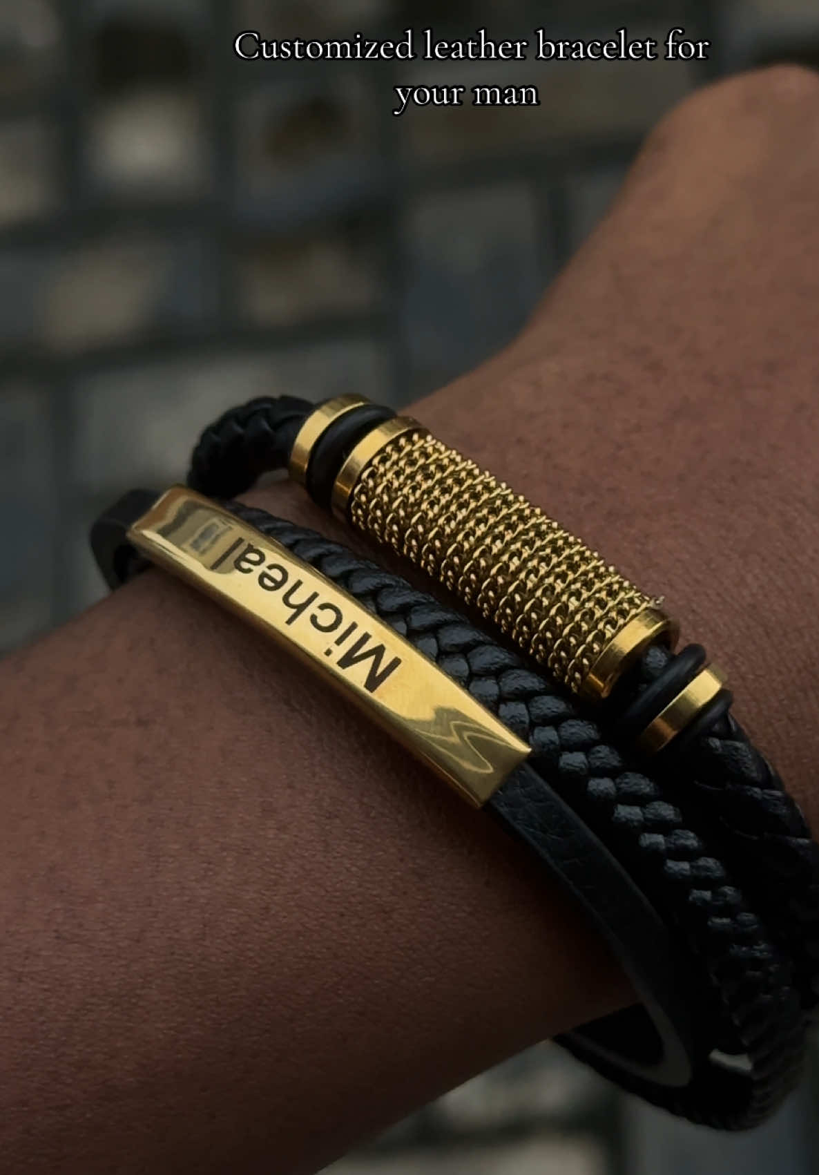 Customized leather bracelets for your man  Product details 👇🏽 Price : ₦15,000 Color: silver and gold  Material: High-grade stainless steel (non-tarnish) Production Time: 24 hours Payment validates order  To order click the link in bio or send a DM to the WhatsApp Number on our bio 🛒 #leatherbraceletsforhim #customizedleatherbraceletformen #birthdaygift #personalizedgiftsforhim #naracustomslagos 