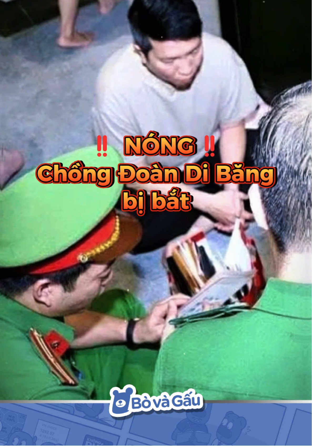 Chồng Đoàn Di Băng bị bắt !!! #bovagau #doandibang #hanggia 