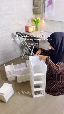 Cara memasang lemari laci susun, Cara mudah merakit lemari laci Jangan bingung lagi yaa🫶🏻 #lemarilaci #lemarisusun #lemariestetik #raksusun 