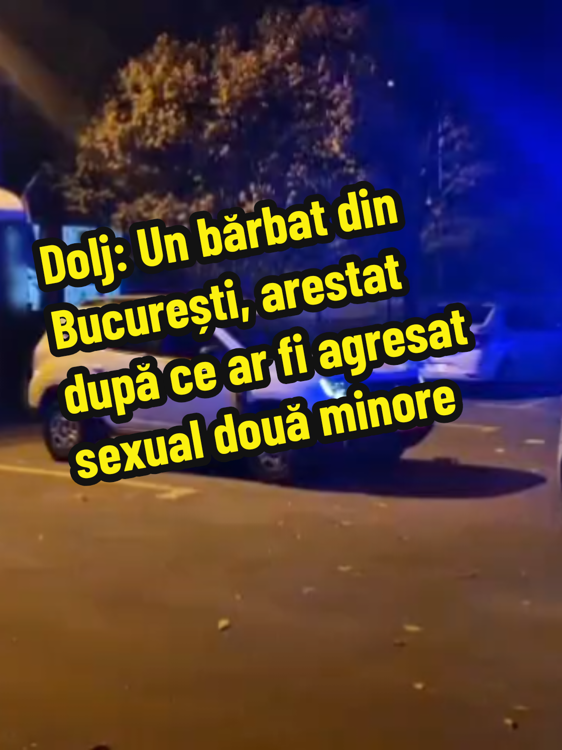 BĂNUIT DE COMITEREA INFRACȚIUNII DE AGRESIUNE SEXUALĂ, REȚINUT PENTRU 24 DE ORE Polițiști din cadrul Secției 3 Poliție Craiova au reținut, pentru 24 de ore, un bărbat în vârstă de 64 de ani, din municipiul București, bănuit de comiterea a două infracțiuni de agresiune sexuală în formă continuată. Din cercetări, s-a stabilit că în luna septembrie 2025, bărbatul, în timp ce se afla în municipiul Craiova, ar fi atins în zonele intime două minore în vârstă de 13 ani.  În dimineața zilei de 4 noiembrie a.c., polițiștii au pus în executare un mandat de percheziție domiciliară în municipiul București, la locuința bărbatului, ocazie cu care au fost ridicare mai multe mijloace de probă, cel în cauză fiind condus la audieri.   Astfel, în urma cercetărilor efectuate şi a probatoriului administrat, sub coordonarea procurorului de caz din cadrul Parchetului de pe lângă Judecătoria Craiova, polițiștii l-au reținut pe bărbat, pentru 24 de ore, sub aspectul săvârșirii infracțiunii de agresiune sexuală în formă continuată, fiind introdus în Centrul de Reținere și Arestare Preventivă din cadrul Inspectoratului de Poliție Județean Dolj. În cursul acestei zile, persoana reținută va fi prezentată Parchetului de pe lângă Judecătoria Craiova în vederea dispunerii unei măsuri preventive. Activitățile s-au desfășurat cu sprijinul polițiștilor din cadrul Serviciului Criminalistic Dolj și Direcției Generale de Poliție a Municipiului București. Facem precizarea că, pe parcursul întregului proces penal, persoanele cercetate beneficiază de drepturile și garanțiile procesuale prevăzute de Codul de pocedură penală, precum și de prezumția de nevinovăție.
