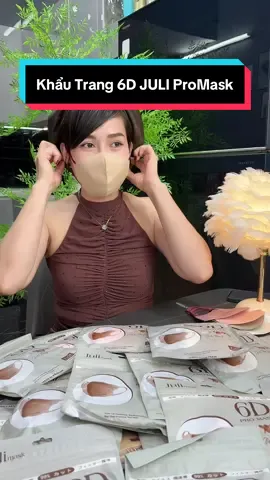 [Mua 100c Tặng 20 chiếc] Khẩu Trang 6D JULI ProMask Mẫu Mới Thời Trang Sang, Xịn, Mịn Nhiều Màu Trendy #Cindythuytichcuc #khautrangjuli #khautrang6D 
