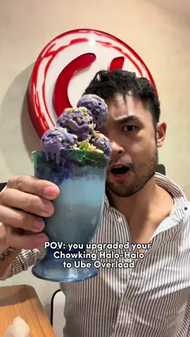 Did someone say ube overload?  Add ₱50 for the upgrade! #ChowkingPH #fyp #halohalo #dessert #sweets   @Chowking PH 