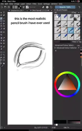 It's so good, I know Krita was but I don't know it was that good, if it wasn't because I need to save my time-lapse which I can't since I'm on an android tablet, I would have switched #viral #fyp #krita #digitalart #art 