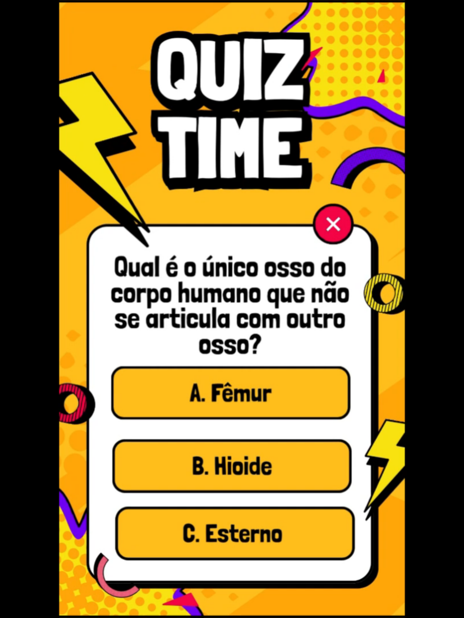 ⚡ Acerte se for gênio!   🧩 Teste seus conhecimentos e comente antes do tempo acabar!   👥 Marque um amigo que erraria essa!   🎯 Pergunta do dia: você acerta essa? 👇   #quiztime #quizbr #curiosidades #perguntas #respostas #desafio #conhecimento #aprendizado #testeseucérebro #quizrapido #quizdetudo #quizdivertido #quizparatiktok #trivia #educativo #entretenimento #quizchallenge #quiz #conhecimentosgerais #perguntas