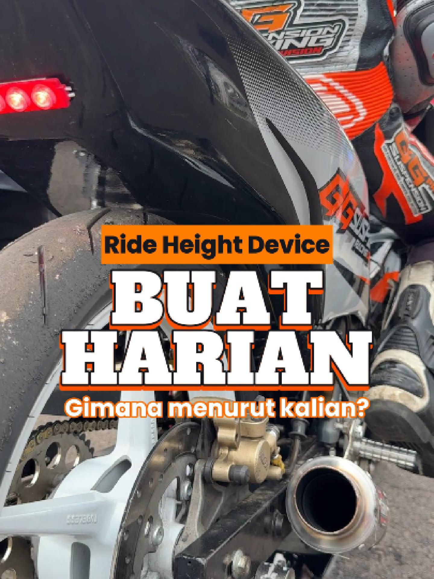 RHD (ride height device) buat harian gimana menurut kaliann gais?