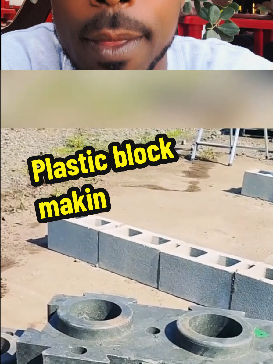 Plastic block making