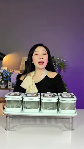 Set Hộp đựng gia vị nhựa PP an toàn #hudunggiavi #giadungtienich 