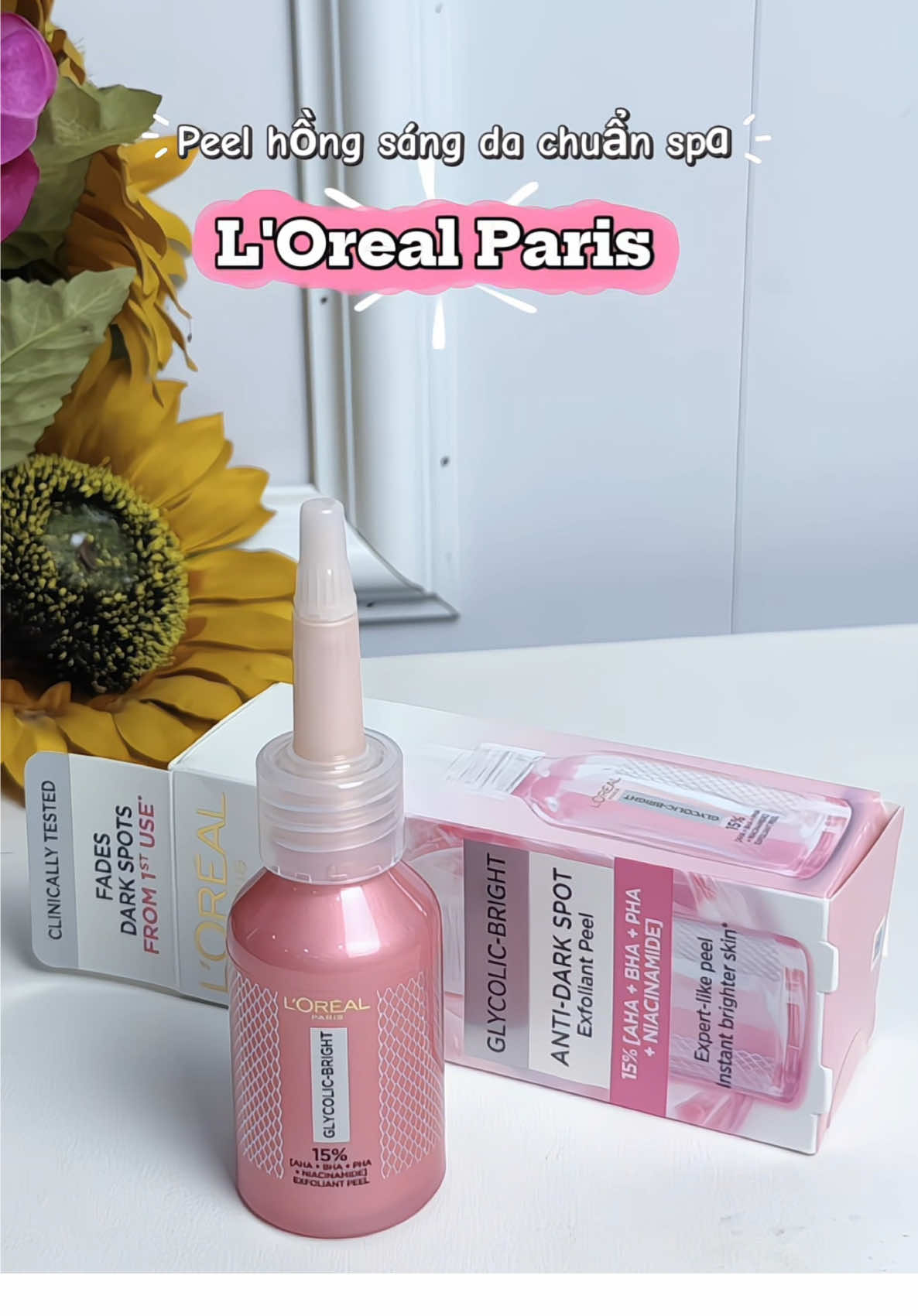 Thật sự hối hận vì không biết đến chai peel hồng của nha LOréal này sớm hơn 😭 Da mình sau 1 tuần dùng sáng bừng, mịn căng như vừa đi spa luôn đó 🩷#peelhongsangda #skincare #hợptáccùnglorealparis#lorealparis #canary096 