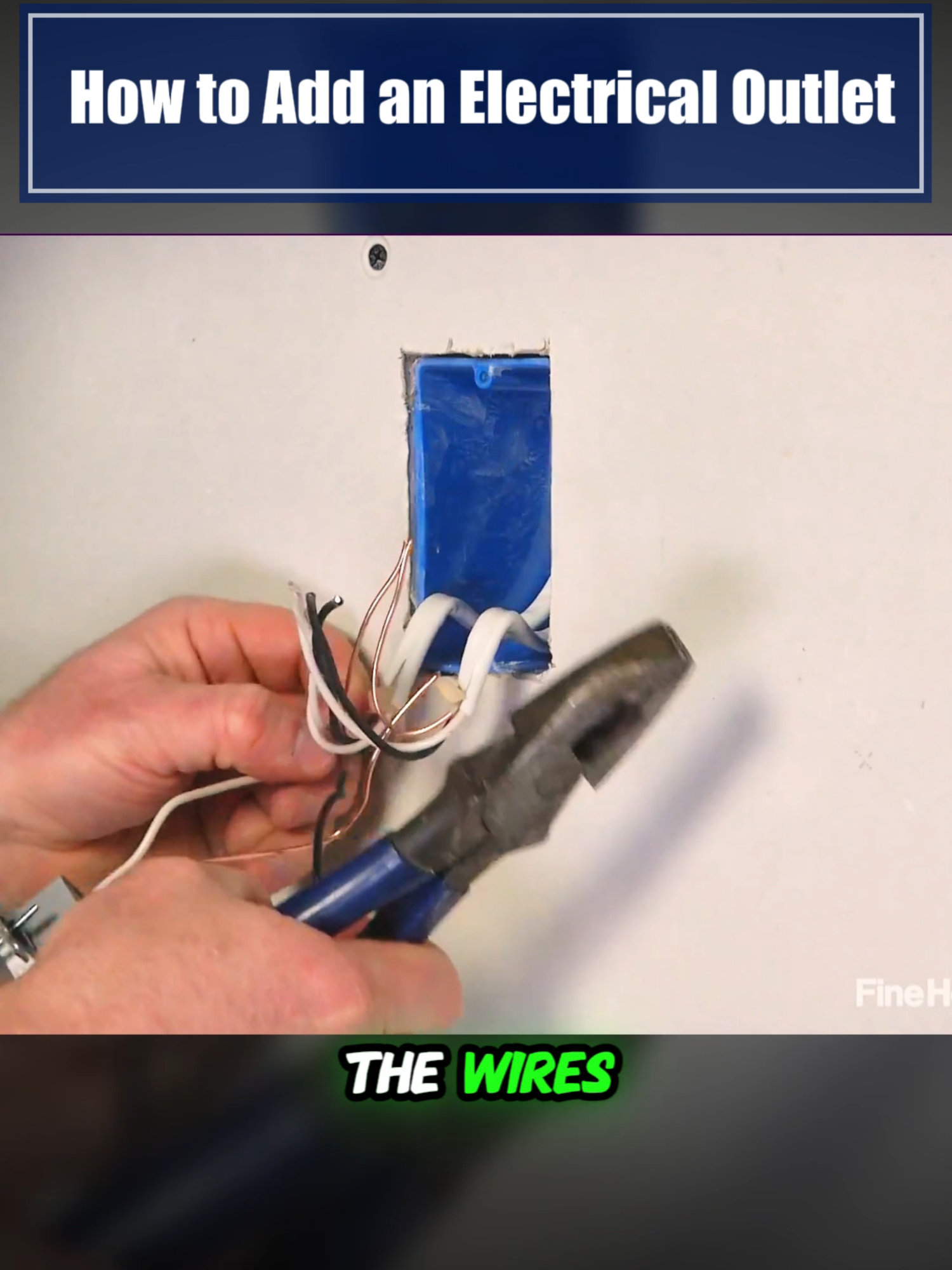 How to Add an Electrical Outlet #DIY #HomeImprovement #HomeRenovation #FixItYourself #repairtips #Howto #tutorial #electricalwork #Outlet #USA #fyp #electric #electrician #switch